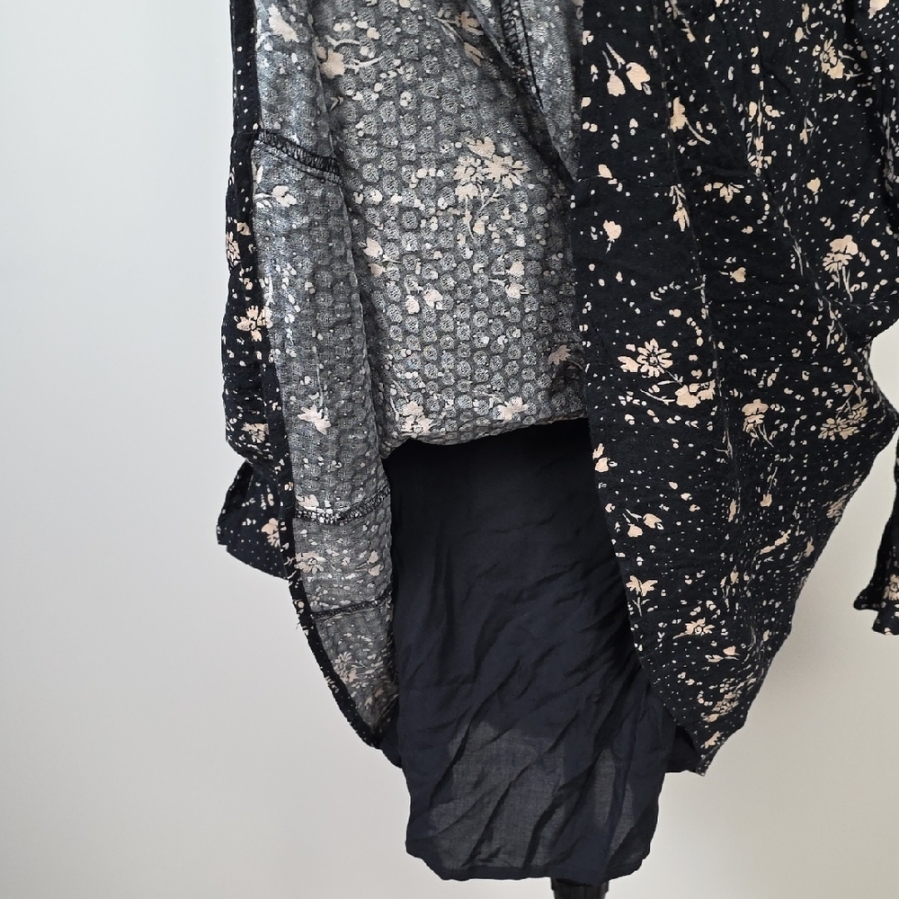 Free People โ Floral Boho Dress with Flared Sleeves (Size S) - Picture 10 of 13